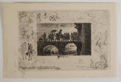 Félix BUHOT : Illustrations pour Le Chevalier Destouches de Barbey d’Aurevilly - 1878 Planche 2